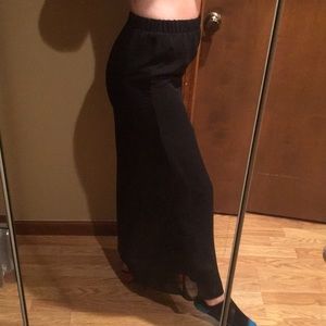 Long black skirt